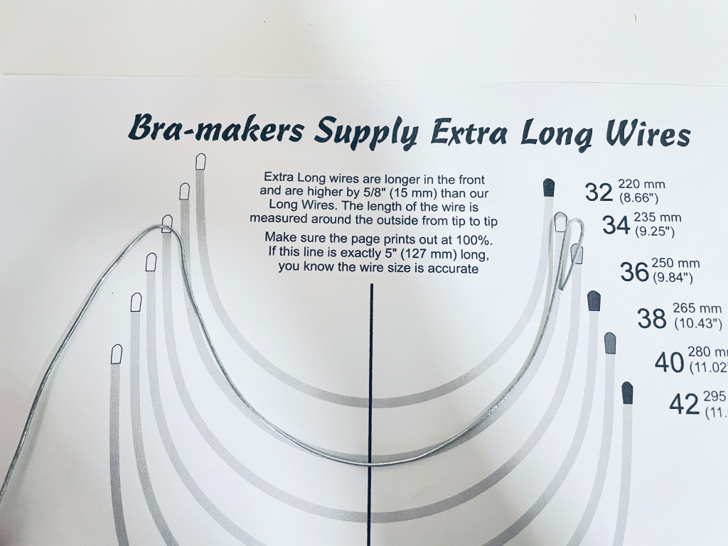 Vertical Underwire Metal Bra Underwires - Bra-Makers Supply